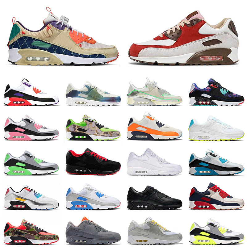 

High Quality Cushions 90s Running Shoes Trail Team Gold Moss Green Mens Women SIZE 12 Triple White Orange Blue Trainers Sneakers EUR 46, B54 laser blue 36-46