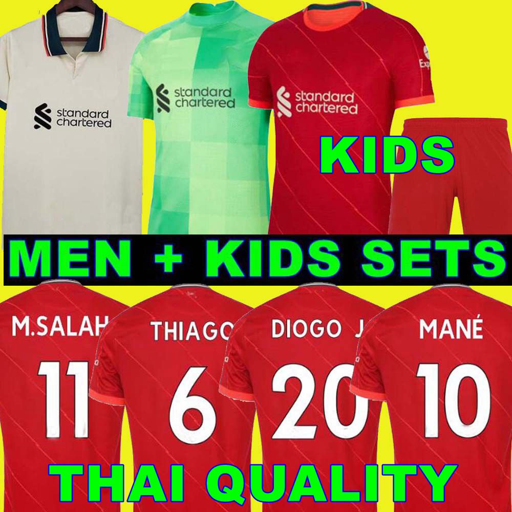 

21 22 LVP Tops M.SALAH ALEXANDER ARNOLD DIOGO J soccer jersey ORIGI MILNER A.BECKER football shirt SHAQIRI HENDERSON WIJNALDUM men kit 2021 2022 Firmino kids Mane, 1991 home