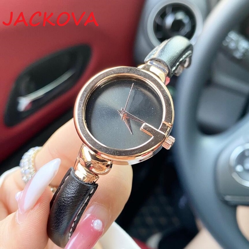 

Famous Womens Quartz Watches Bracelet Leather Strap Women Watch Small Classic Lady wristwatches relogio feminino, As pic