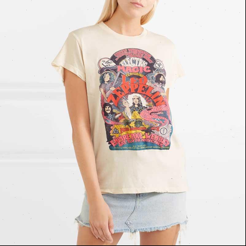 

womens superchic beige graphic tees women rock band harajuku summer t shirt short sleeve o neck casual tee female, White