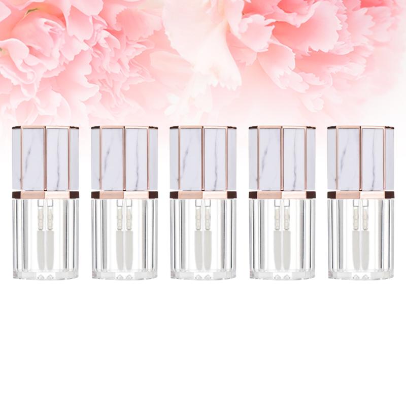 

Storage Bottles & Jars 5pcs 5ml Lip Gloss Empty Tube Makeup Containers For Daily Woman Use