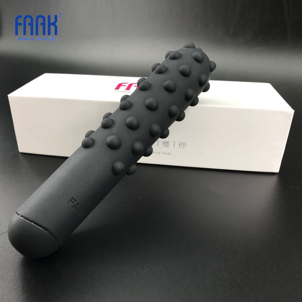 FAAK 7 speed magic wand vibrators sex toys for women clitoris stimulator anal massage bumps female silicone dildo sex shop-image-733809030