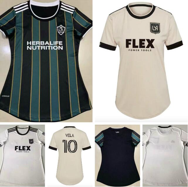 

Woman 2021 2022 LA Galaxy soccer jerseys home away PAVON CHICHARITO J.DOS SANTOS LLETGET CORONA KATAI football shirts, Green