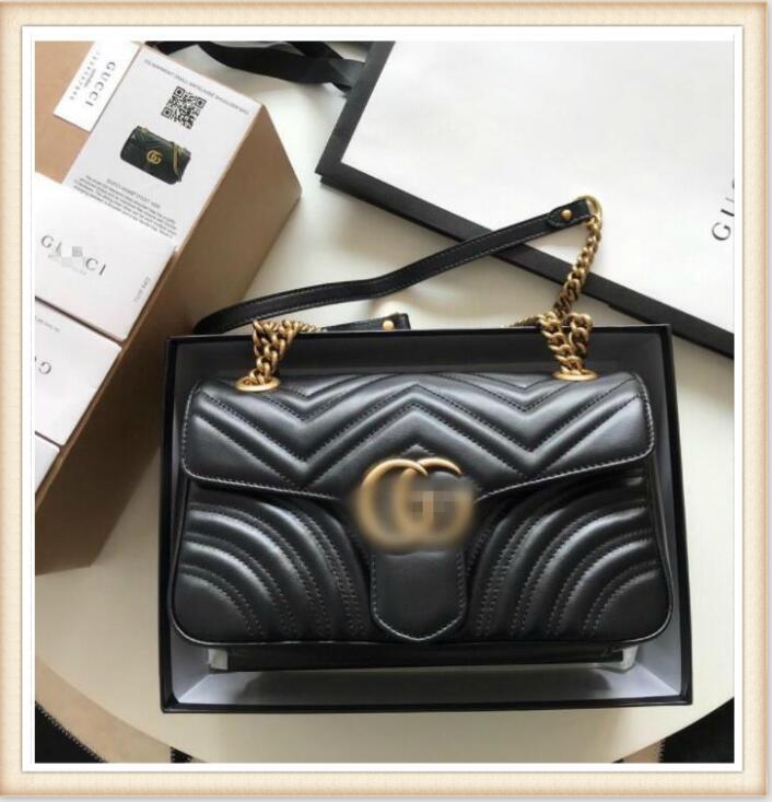 

MarmontHandbags Women Bag Leather Chain Shoulder Bags Luxury Messenger Bags Purse Fashion Handbags Women Wallet GGLVLouis&, Red;black