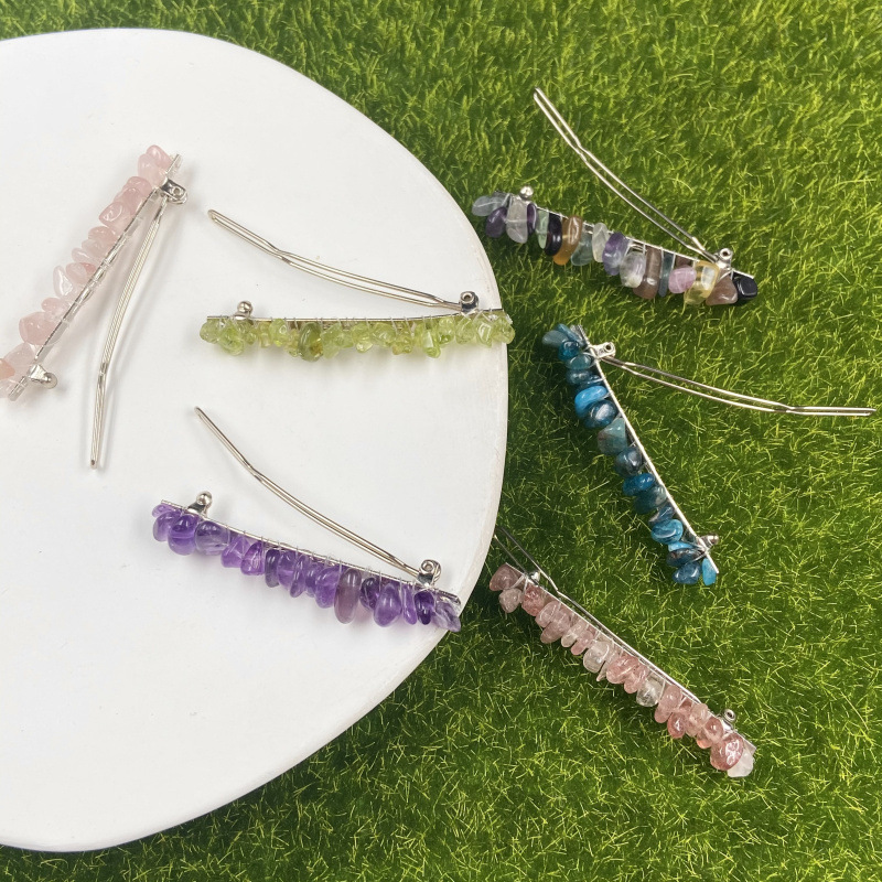 

Crystal Stone Hair Clip 8 08jc Q2