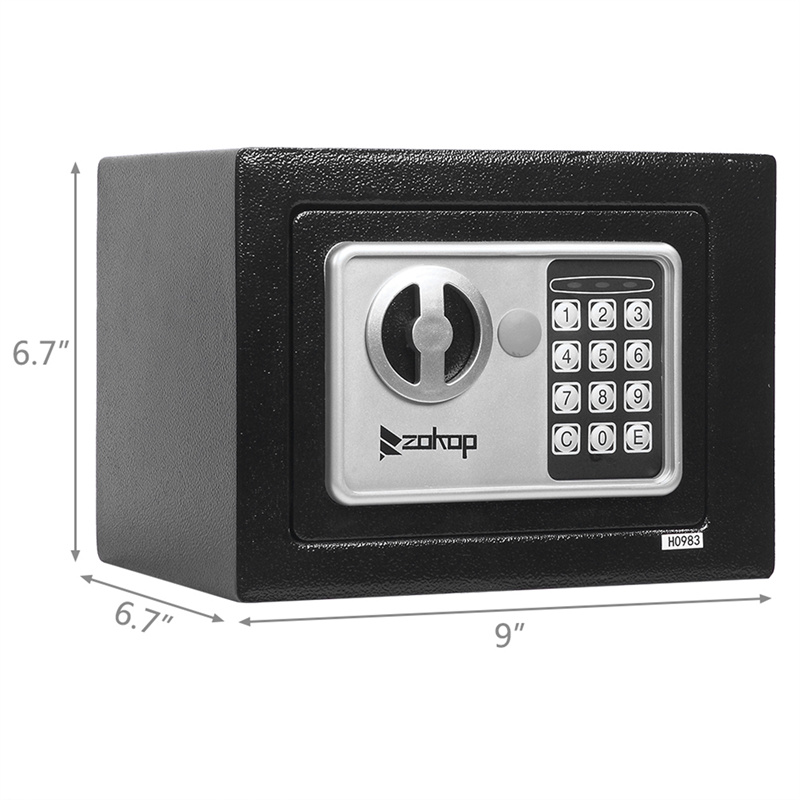 

Small Strongbox Electronic Password Storage Boxes Mini Jewelry Steel Safe Box Coffer Office Business Home Ues Wholesale