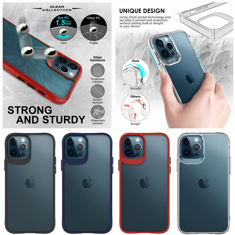 

Combat X Mode Pure Collection Shockproof Cases Armor Hybrid Hard Acrylic TPU For iPhone 12 11 Pro Max XR XS 7 8 SE2 6 6S Plus Samsung S20 FE S21 Ultra A12 A32 4G 5G A42 A52 A72, 10pcs/color/model