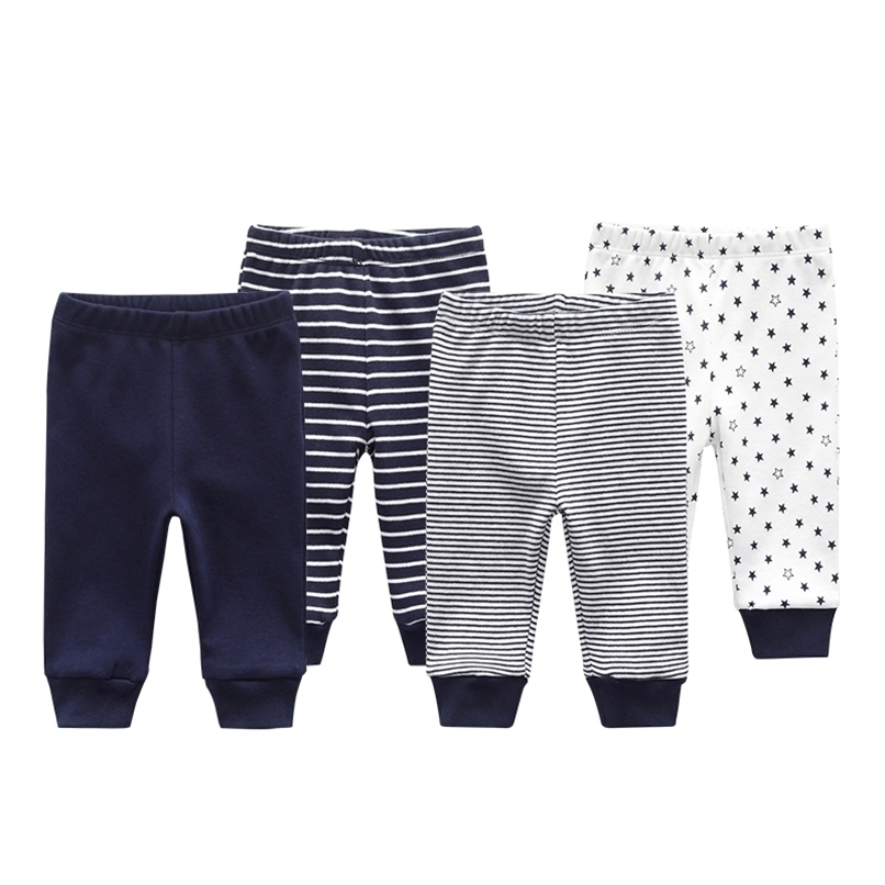 

4Pcs/lot Baby Long Pants born Boy Girl Toddler Clothing 6M 9M 12M Clothes roupas de Trousers Accessories 211028, Baby full pants