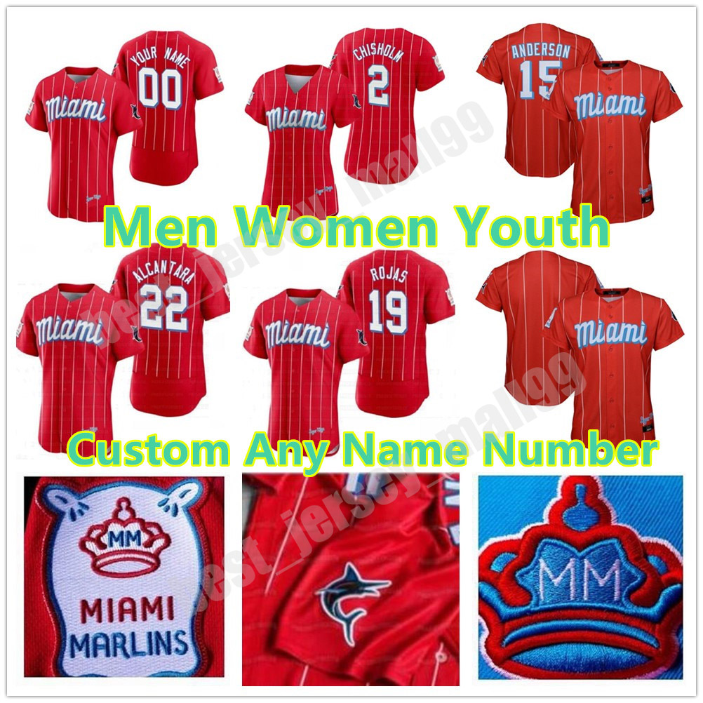 

Marlins jerseys 2021 City Connect Miami Miguel Rojas Lewis Brinson Corey Dickerson Jesus Aguilar Brian Anderson Jon Berti Jazz Chisholm Isan, Blue;black