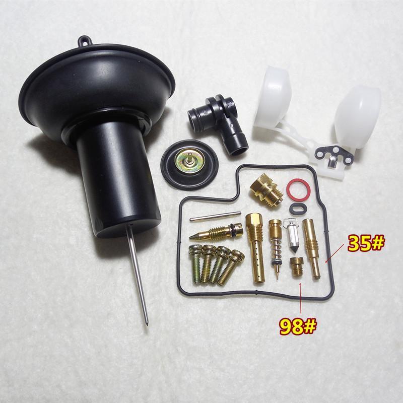 

(1set $ 16)HMHonda VLX 400/600 Steed Motorbike NV400CC Carburetor Repair Kit With Plunger And Float Assembly Motorcycle Fuel System
