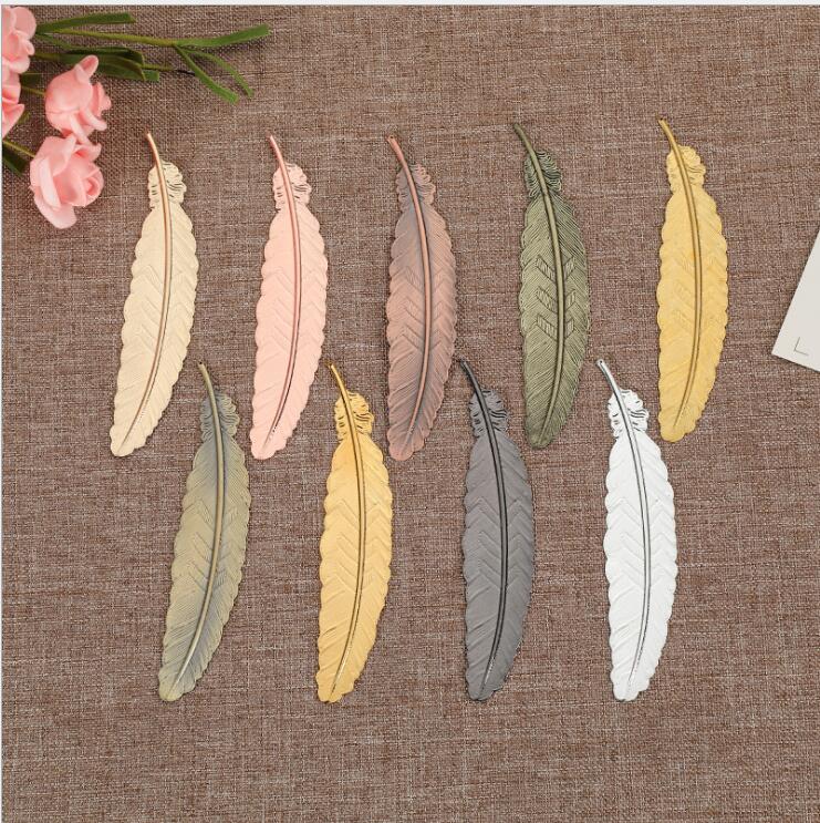 

Feather Metal Bookmarks Ideal Gift for Women Kids Readers Cool Page Book Markers