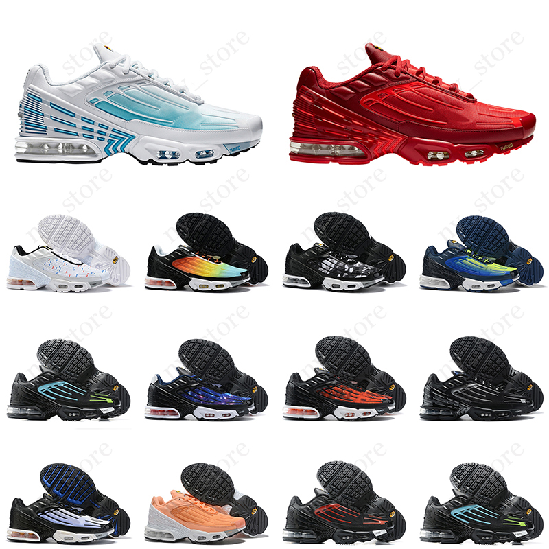 

tn plus 3 III chaussures TUNED men women running shoes Hyper Purple Parachute outdoor sneakers sports mens trainer, Light green