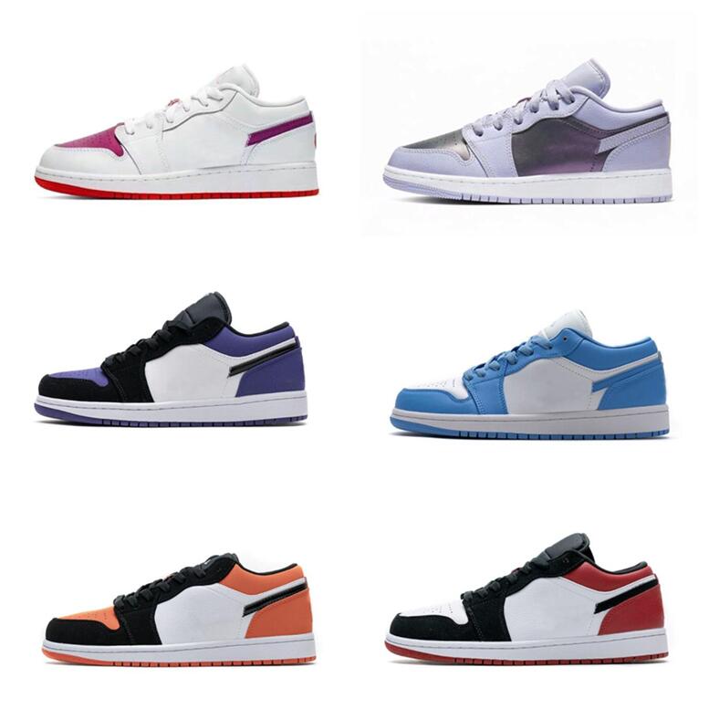 

2022 Mens 1s Casual Shoes University Gold Smoke Grey Varsity Red Low Women Black Purple Pine Green Sneakers, #22