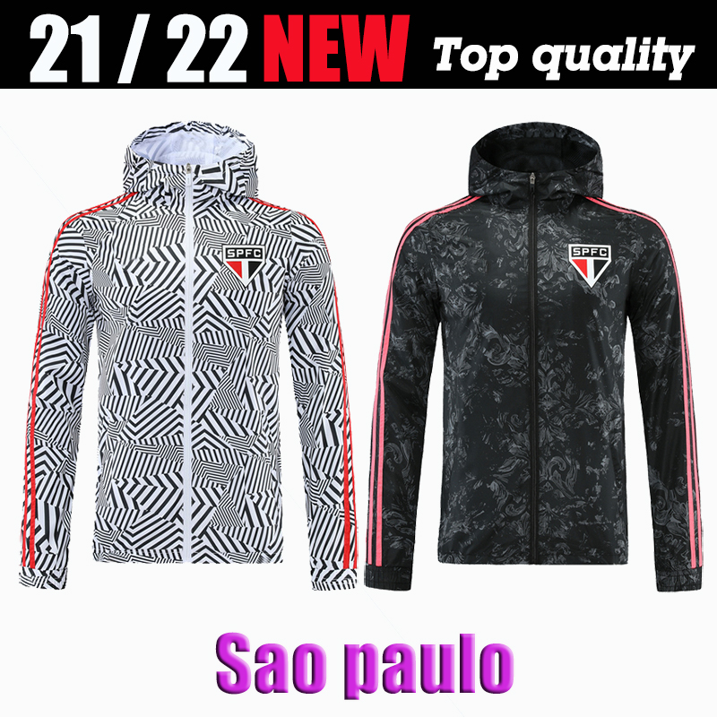 

2021 2022 Sao Paulo soccer jersey man PATO GOMES DANI ALVES football shirts HERNANES BRENNER LUAN PABLO LUCIANO uniforms camisa de SPFC wind, Black