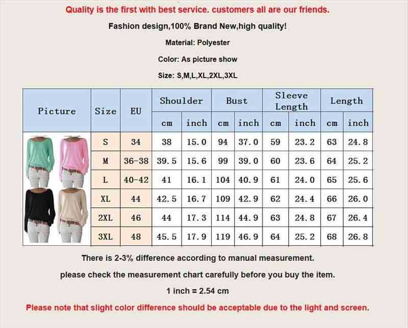 

Casual Loose Ladies Long Sleeve Blouse Tops Shirt Pure Color Tops Women Clothing Blouse Fashion Summer, White