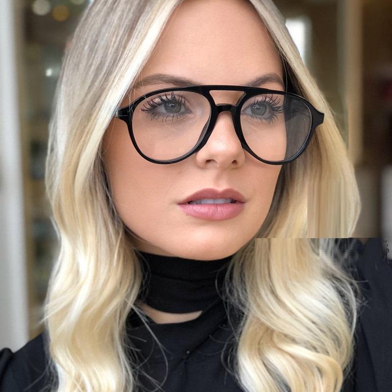 

Fashion Sunglasses Frames TR90 Blue Light Platin Eye Glasses Filter Computer Radiation Frame Spectacle Gafas Oculos Transparent Pilot