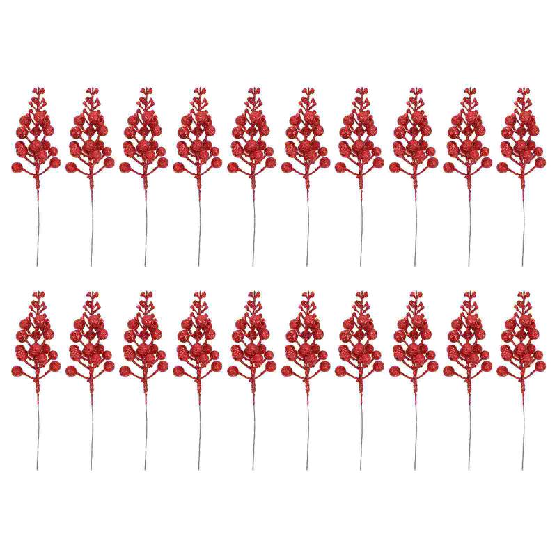 

Party Decoration 20pcs Berry Christmas DIY Accessories