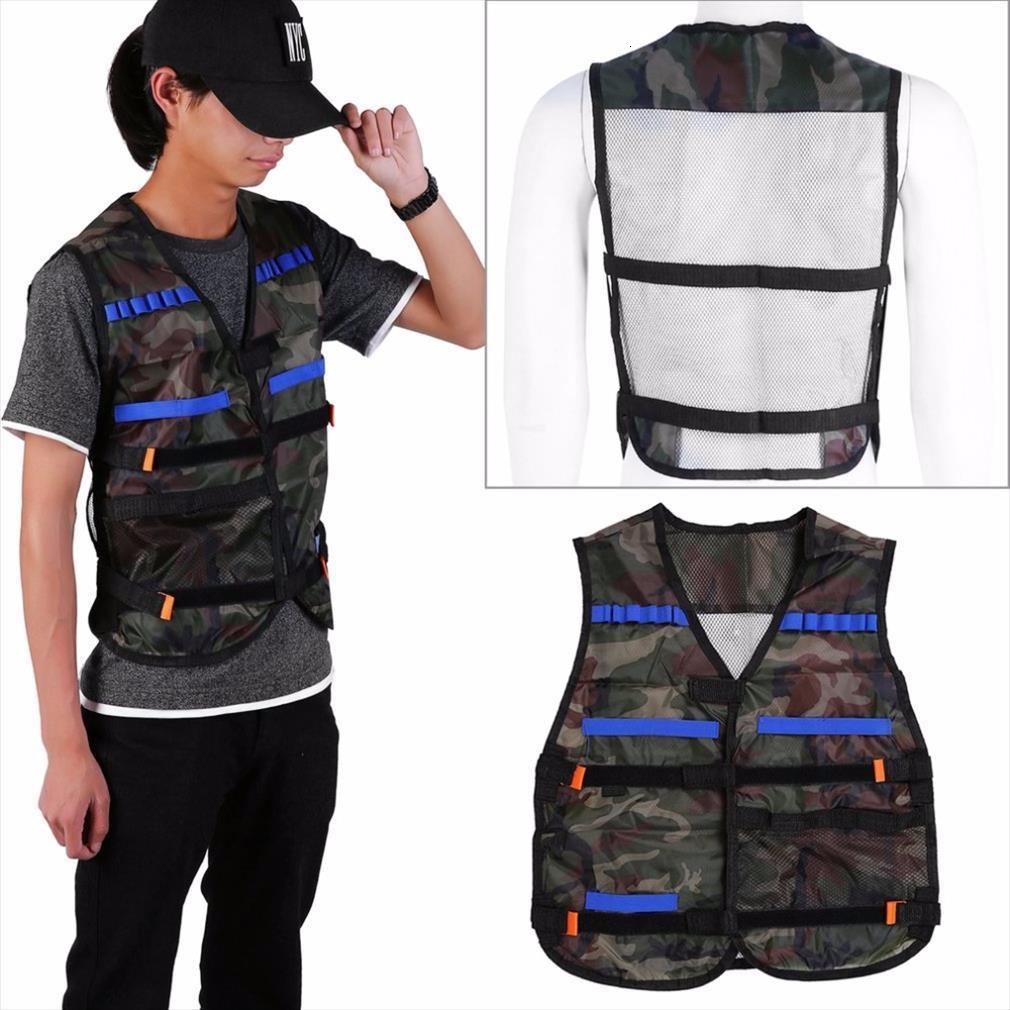 Hunting Outdoor Tactical Vest Kit Nerf N Strike Elite Mens Top Army Airsoft Shooting War Games Adjustable Combat Military