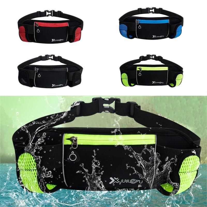 

Belt Bag Waist Pack Pouch With 2 Water Bottle Holder Bags