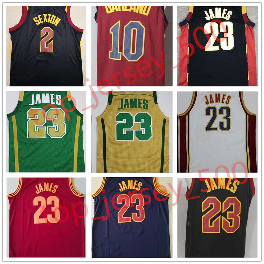 

Retro 2003 2004 Vintage Classic LeBron #23 James Jersey Fighting Irish Red Black White Collin 2 Sexton Darius 10 Garland Basketball Jerseys, As shown in illustration