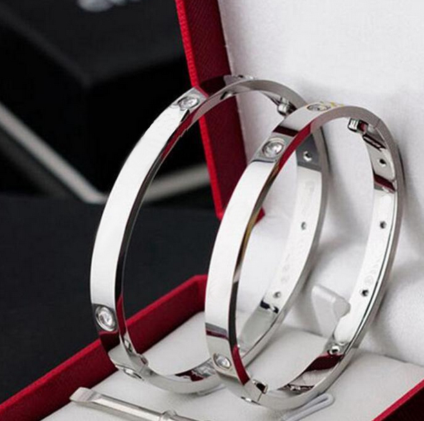 

Bracelet Classic Fashion titanium steel Bangle Women Men Bracelet Diamond Bangles