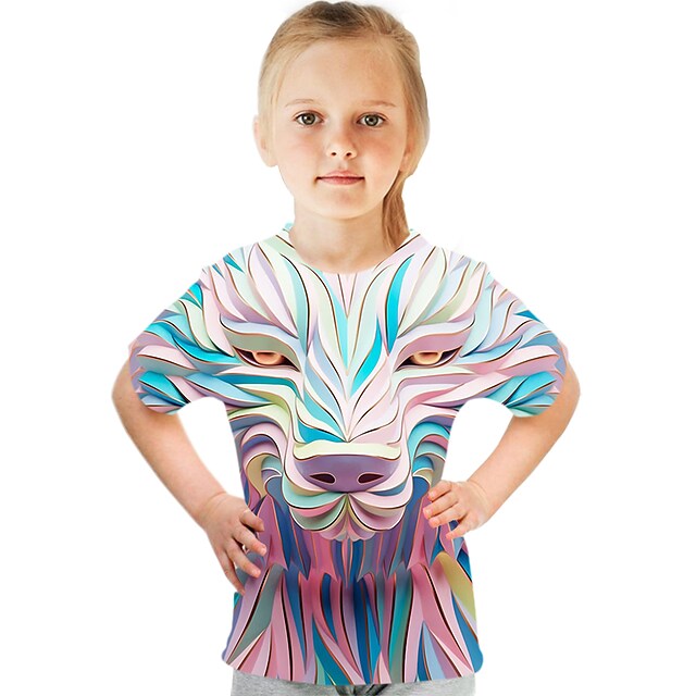 

2021 Graphic Wolf Summer 3D Print T-Shirts Children Kids Streetwear Funny Cartoon Animal Tees Tops Boys Girls Sportswear Fashion T Shirt Harajuku Clothing, Etf5f2106119