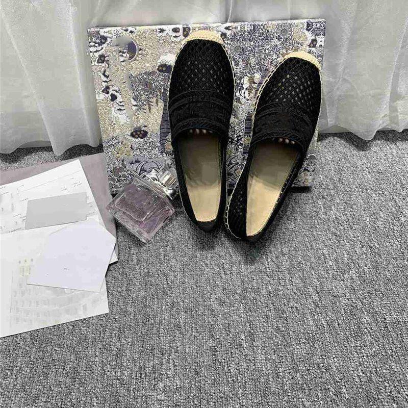 

Sandals Cuts Out Women Loafers Air Mesh Shallow Flats Fisherman Shoes Platform Round Toes Slip On, Black