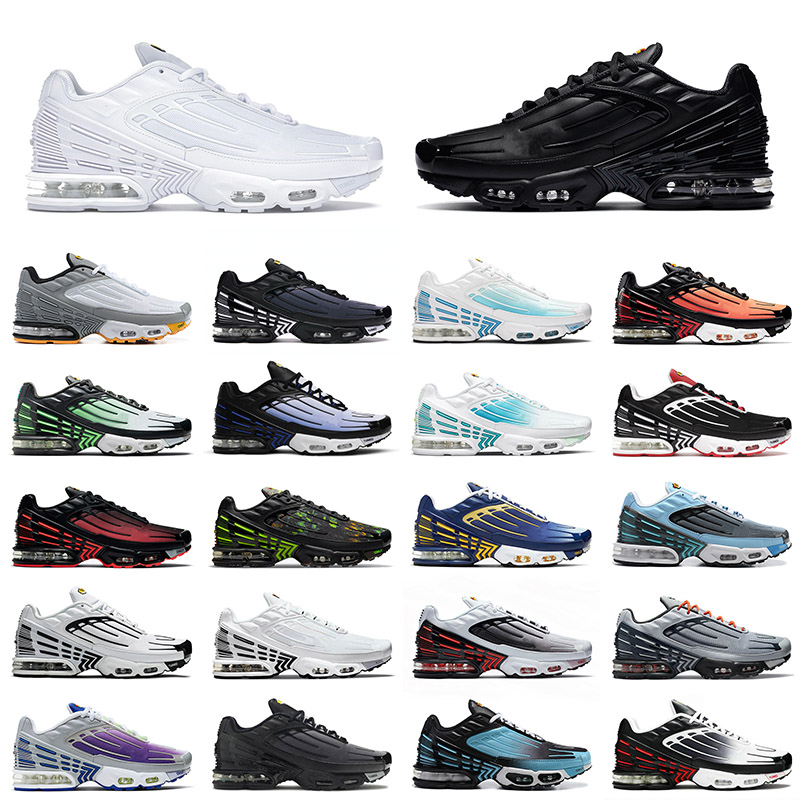 

2021 Arrival NIK Tuned Air Airmax Max Tn Plus 3 Running Sports Shoes Leather Triple Black ALL White Tiger Rainbow Obsidian Crimson Red Train