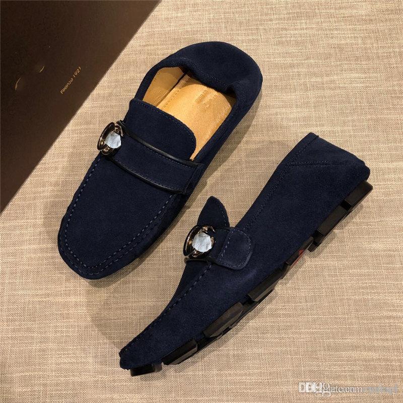 

SP Slip-On GENUINE LEATHER LOAFERS MEN CASUAL SHOES DESIGNER SUMMER Autumn Mocasines Hombre Driving LOAFER Lofer Loffers 33, #03