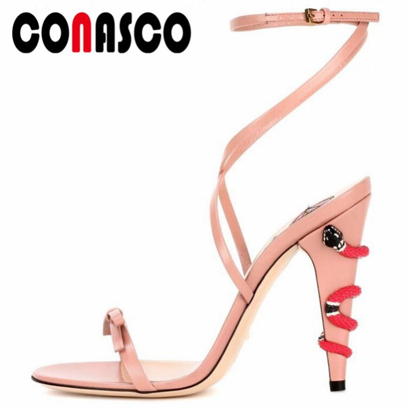 

Sweet Butterfly-knot Women Sandals Summer Microfiber Buckle Party Shoes Super High Heels Night Club Dancing Woman, Black