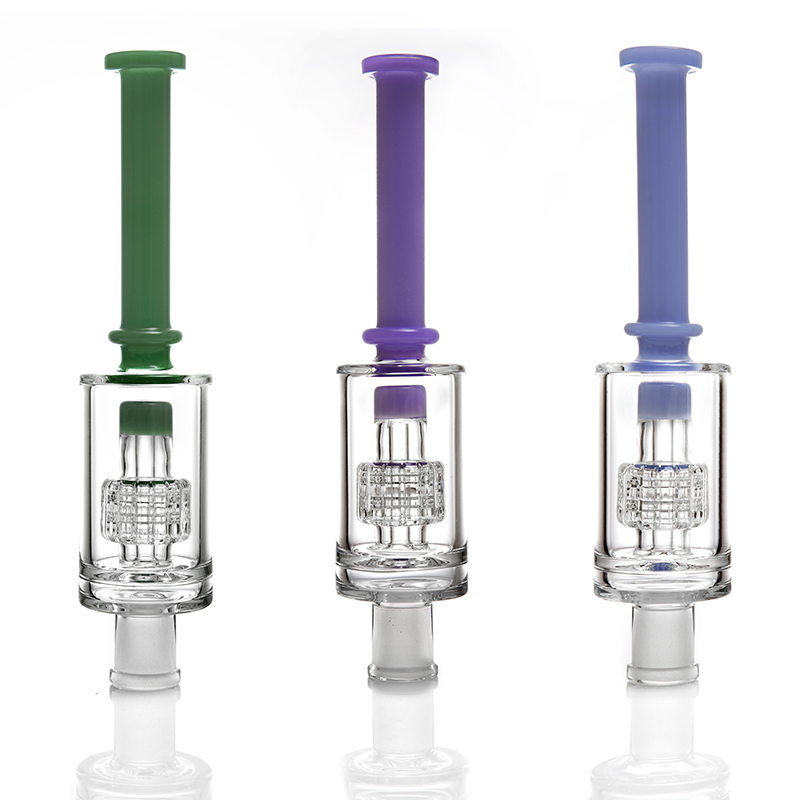 

Hookah water pipe length of 7.9 inches approx hand held straight nectar collector kits smoke micro nc glass & stainless steel tip straw mini nect collect kit bong