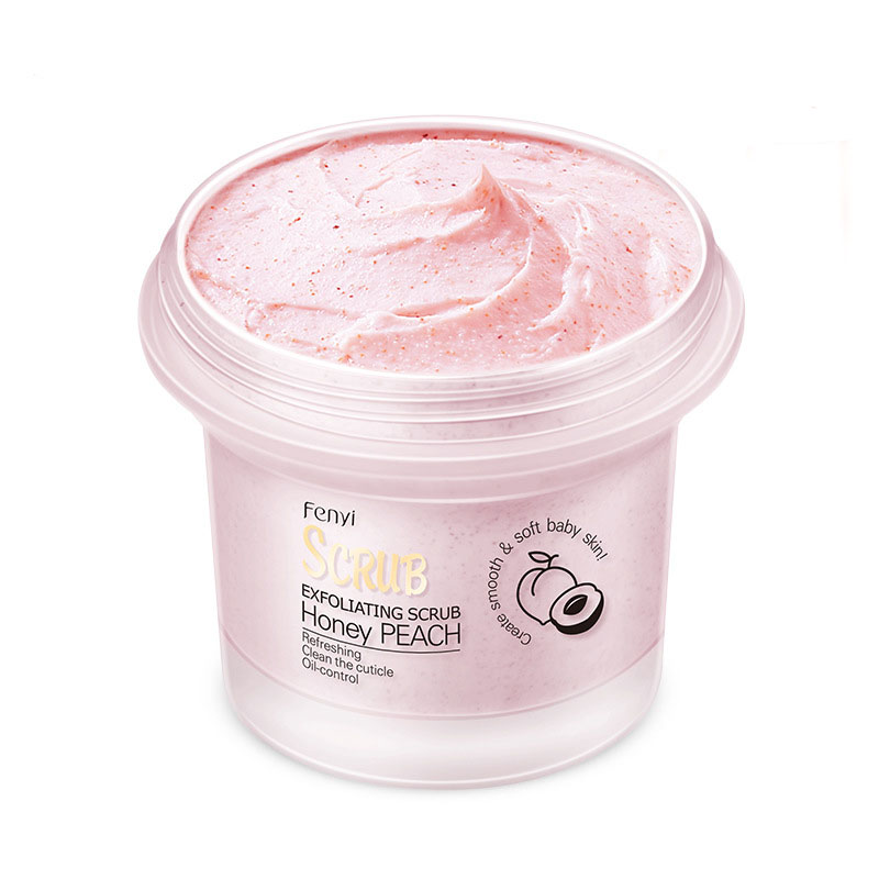 

Scrub Facial Scrub Exfoliator Exfoliating Whitening Brightening Peeling Visage Cream Gommage Corps Exfoliant 100g Honey Peach