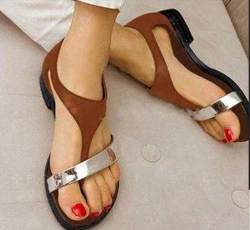 

Sandals Women's 2021 Summer Shoes Woman Beach Low Heel Clip Toes Buckle Strap PU Leather Female Sandalias Ladies Casual, Black