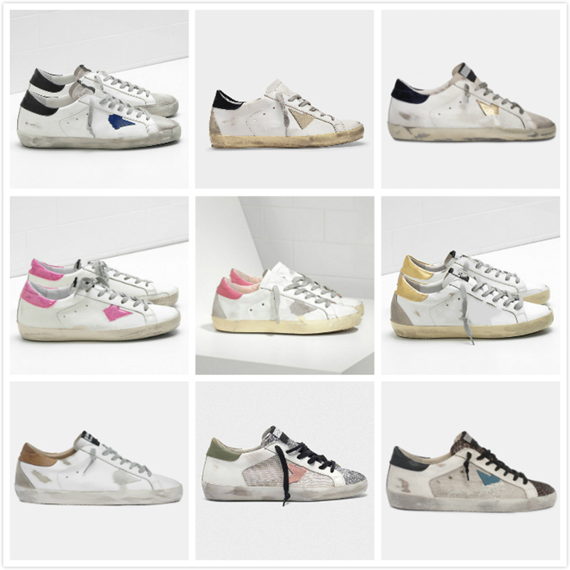 

Golden Super Star Sneakers Italy Brand Shoe Pink Women Classic White gooses Do-old Dirty Designer Fashion casual shoes, Star31