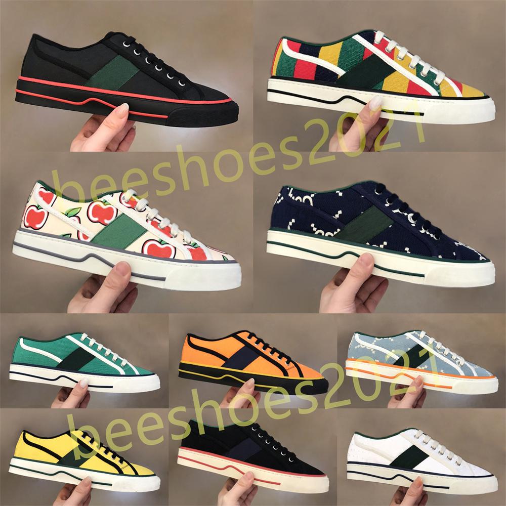 

Mens Italy Bee Canvas Board Shoe Women Outdoor Casual Shoes Green Red Stripe Embroidered Couples Flat Skateboard Trainers Des Chaussures, Beige