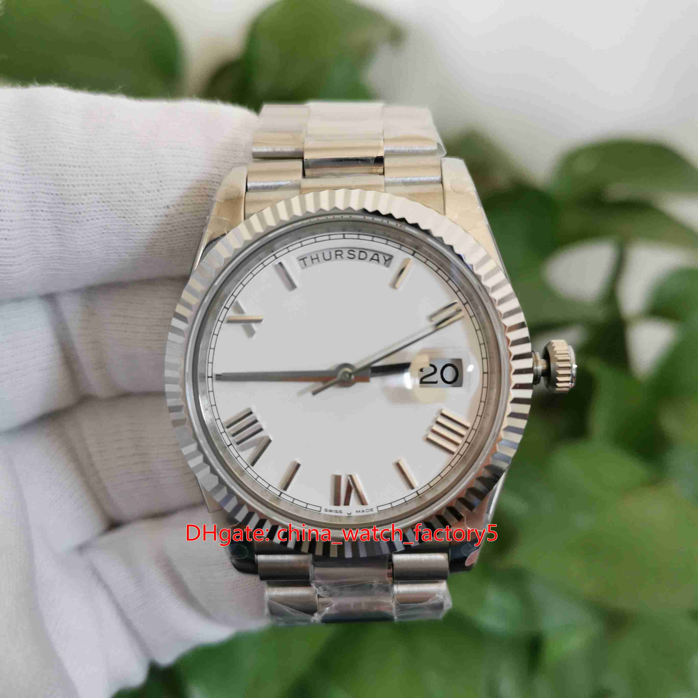 

3 Style Top Quality Watches BP Factory 40mm Day-Date 228239 President Sapphire Stainless Steel Asia 2813 Movement Automatic Mens Watch Men's Wristwatches