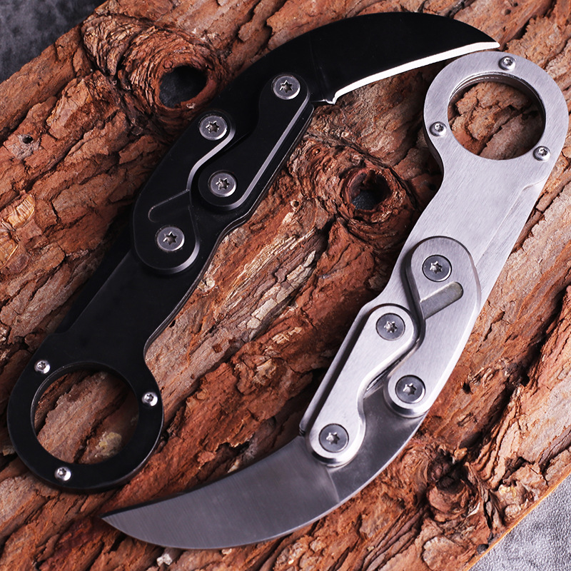 

Camping Hunting Folding Knife Blade Jungle Hunt Paw Tactical Survival Edc Multi High Hardness 57HRC Military Outdoor Knives