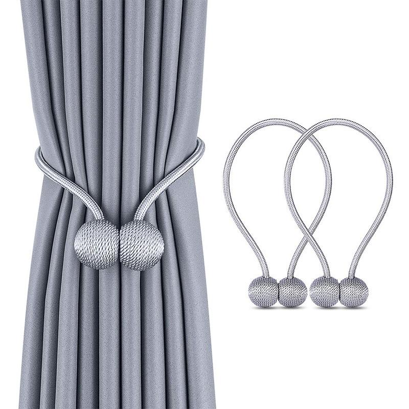 

Curtain & Drapes Magnetic Hooks, 1 Pieces, Bead Ball, Tie Holders, Loop Clips, Rope Accessories, Hook Holder, Home Decorations