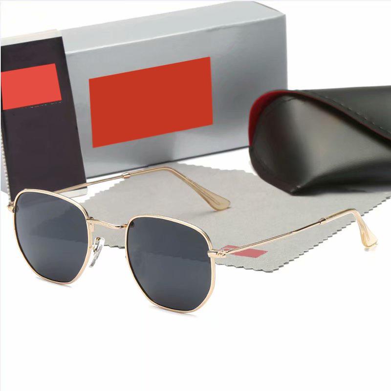 Sunglasses Y8 2021 Vintage Men Square Metal Frame Pilot Mirror Classic Retro Sun Glasses Women Luxury Summer Eyewear