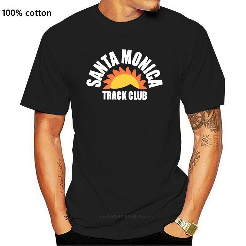 

Santa Monica Track Club T-shirt -xs-3xl Sprinting Carl Lewis Usain Bolt