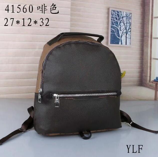 

Top Luxury Backpack Brand Ladies Palm Springs Shoulder Mini Backpack Leather Kids Female Printed Fashion Designer0253, Green
