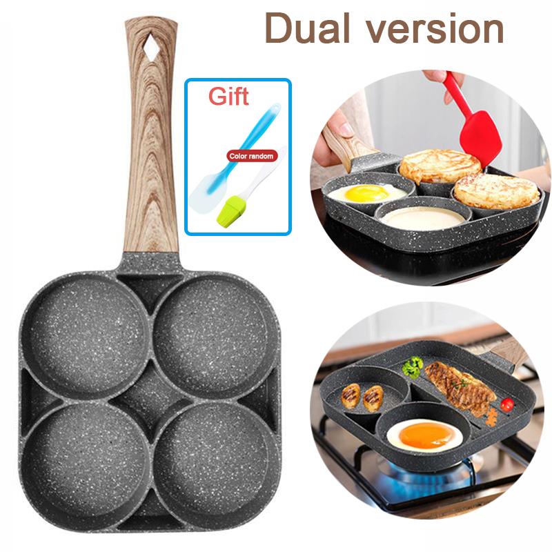 

Hole Frying Pot Pan Thickened Omelet Non-stick Egg Pancake Steak Cooking Ham Pans Breakfast Maker Cookware
