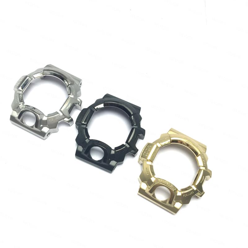 

Watch Bands 316 Stainless Steel Bezel For GW-9400 Black Sliver Gold Men Sport Diving Metal Buckle Band Case