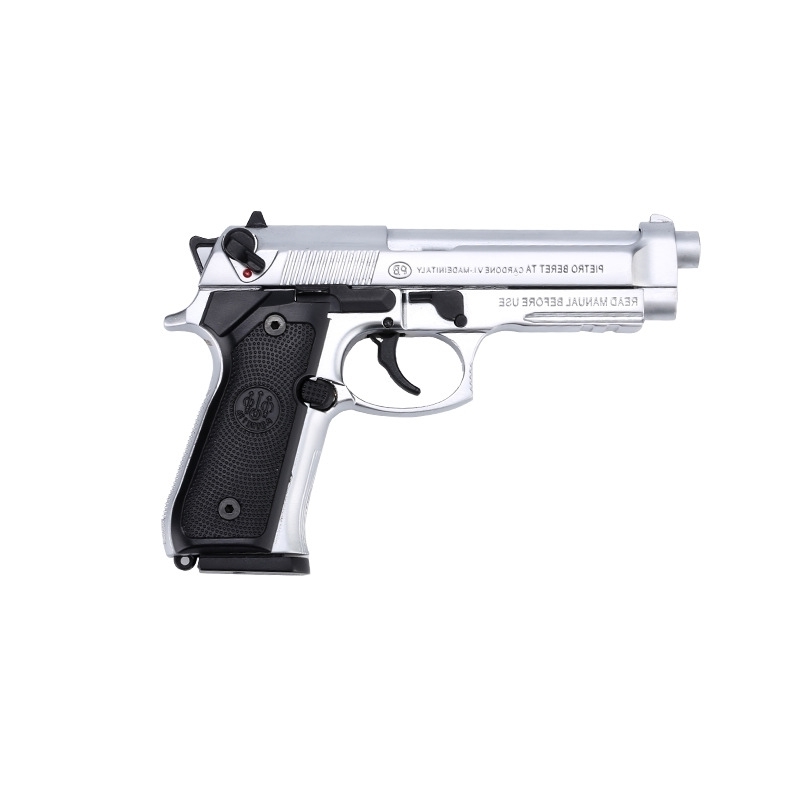 4558Alloy military 1:2.05 Beretta m92a1 model gun alloy hand grab metal simulation toy cannot be fired-image-747762942