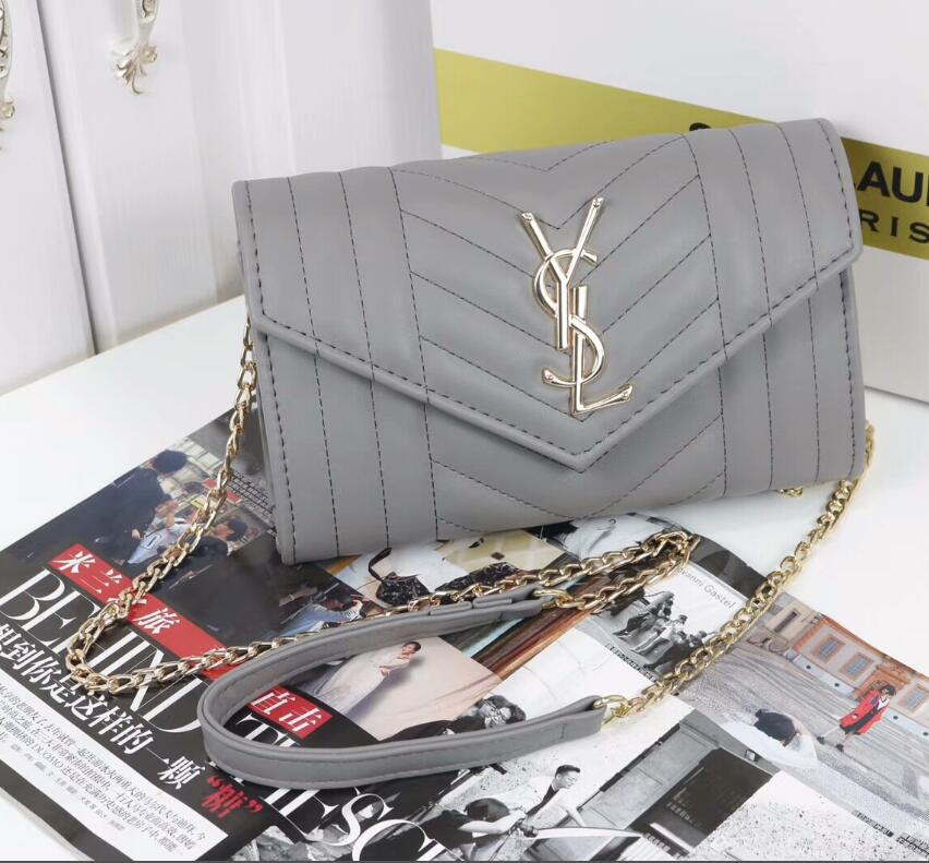 

F-40 YLS Ladies fashion zipper crossbody bag Luxurys Designers Bag high quality fashion design style chain shoulder bag