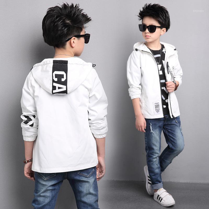 

Jackets YourSeason Boys Jacket Autumn Children's Clothes 2021 Style Big Boy Korean-Style Trench Spring Teenage Zip Sportswear Coats, Blue;gray