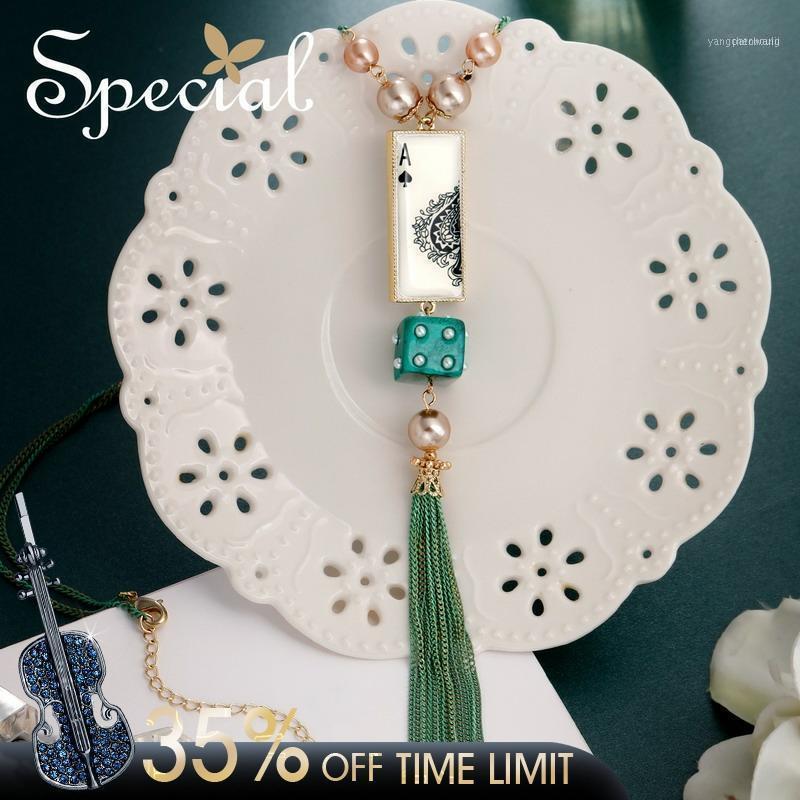 

Personality Tassel Long Style Slimming Necklace For Women Sweater Chain Autumn Winter 2021 S2119N1