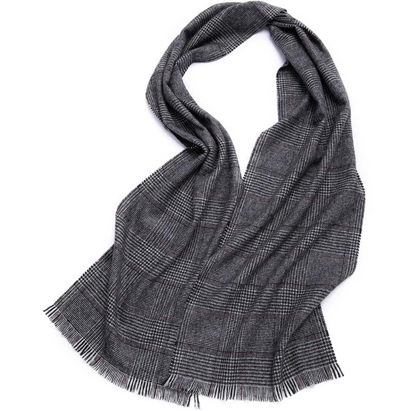 

Scarves Pure Cashmere Italian Customer For 100% Scarf Griffin Fringed Men's High-end Winter Warmth