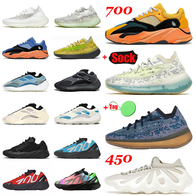 

Kanye Sports 450 700 Running Shoes Azareth Trainers Size US 12 Cream Azael Alien Blue v3 Oat Runner 380 Covellite Mens Womens Vanta Bone White Sneakers Eur 36-46, Srphym 36-45