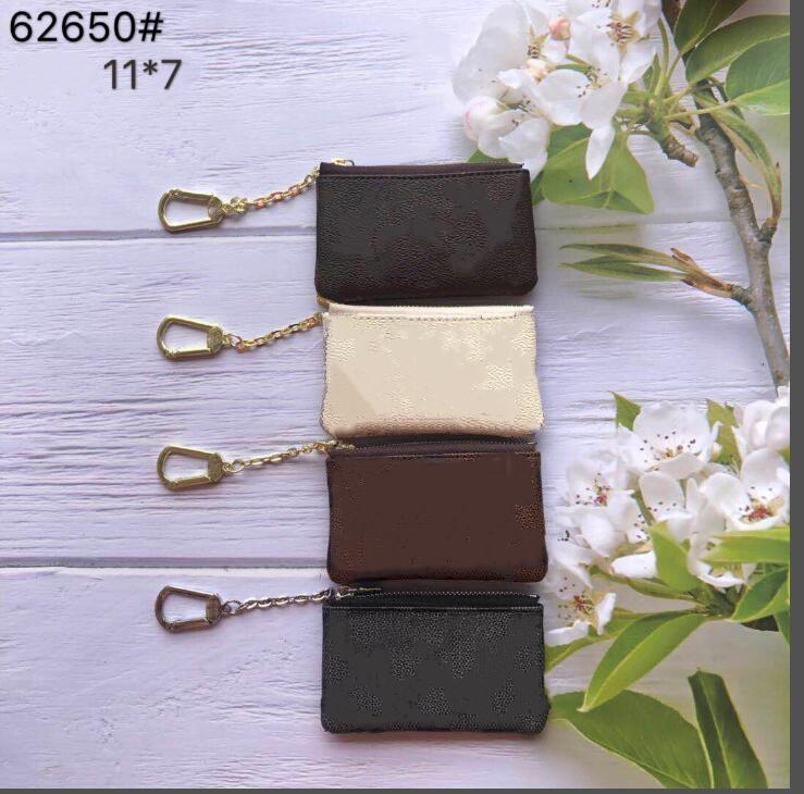 

women zipper short wallets bags key pouch Coin Purse leather Holders high quality fashion classical men key holder small Mini Wallet Bag 62ap650, Air bag